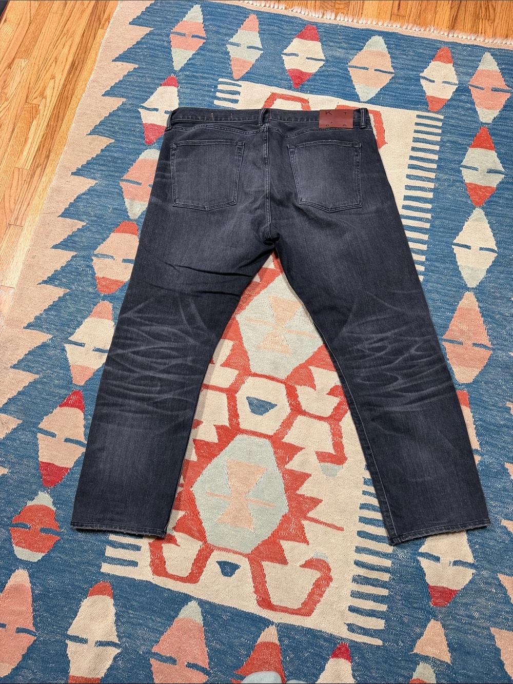 Kato by Hiroshi Kato The Pen Slim Rilo Washed Black Jeans 38x29 - Picture 12 of 14